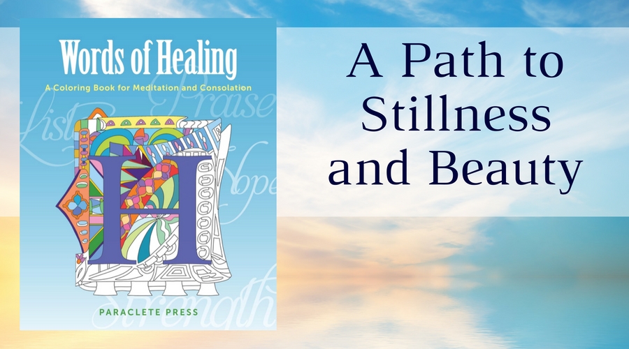 Words of healing coloring book
